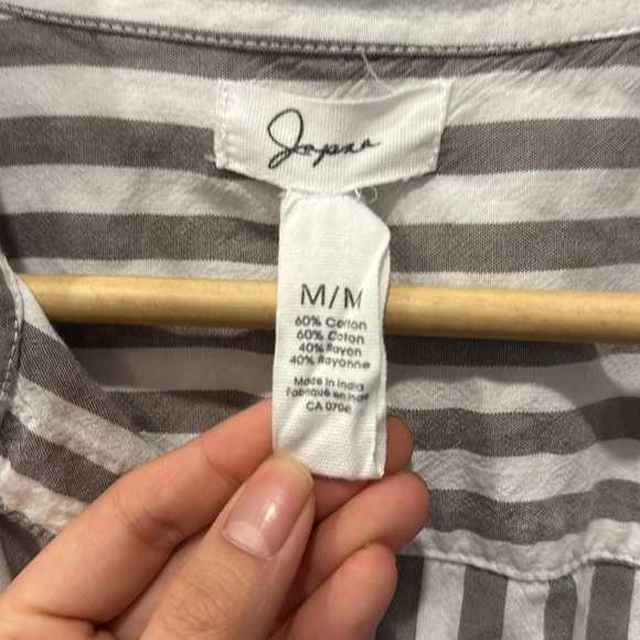 Striped long sleeve button up. - Picture 2 of 3